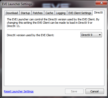 how to view status of download eve online launcher