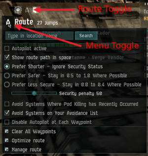 waypoint system avoidance list