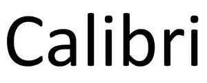 Calibri Font.JPG