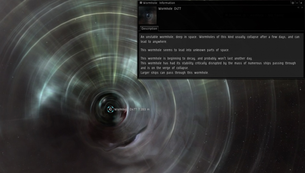 An example O477 wormhole with show info